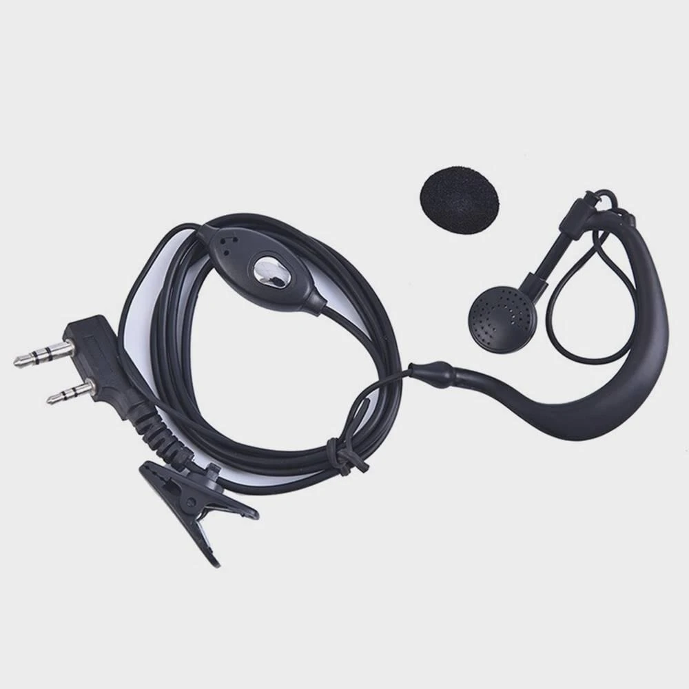Fone de ouvido headset 2 pinos para rádio